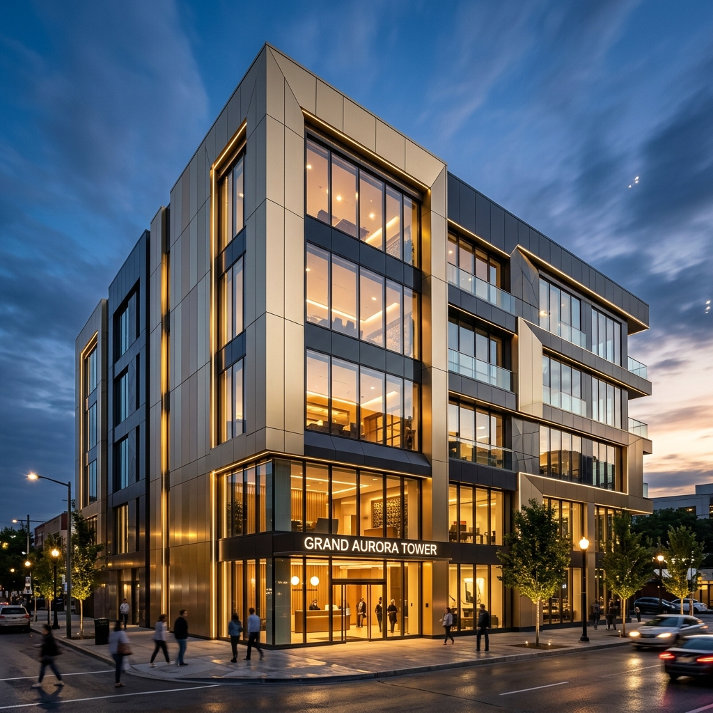 Exterior Wooden ACP Shopfront Facade