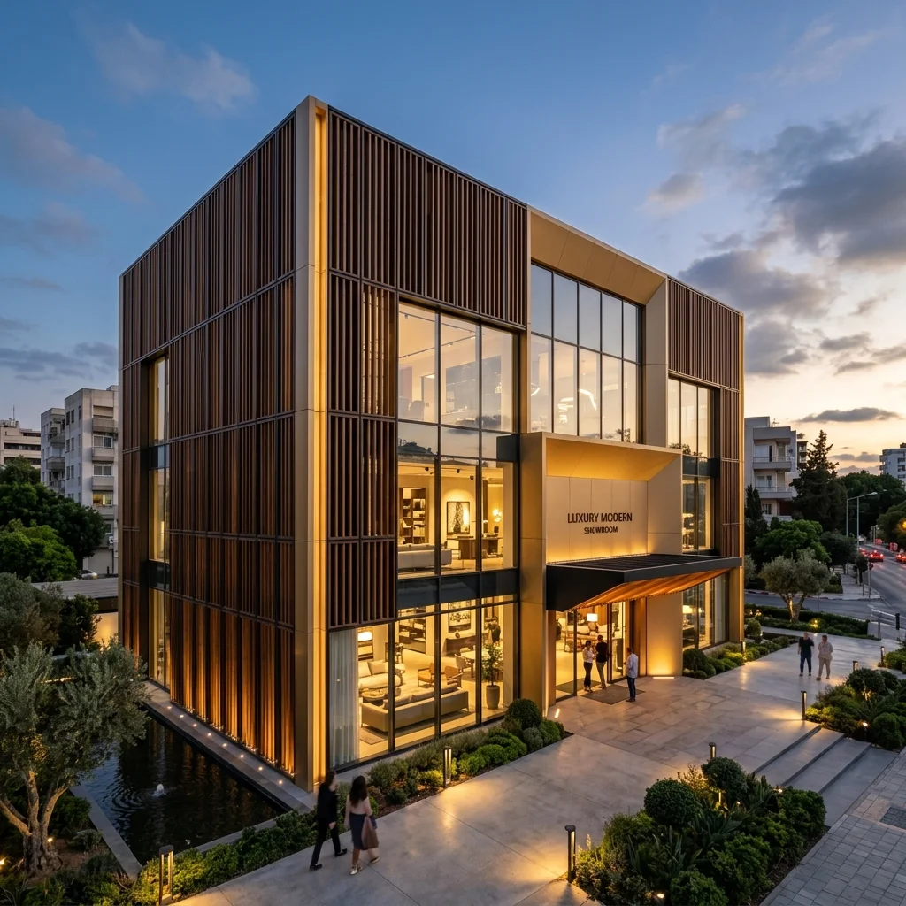 ACP Commercial Showroom Facade